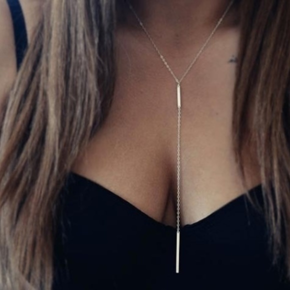 Urban Outfitters Jewelry - Silver Lariat Necklace